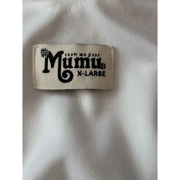 SHOW ME YOUR MUMU Kendall Women's Maxi floral v neck Gown Dress Size XL - Picture 6 of 7